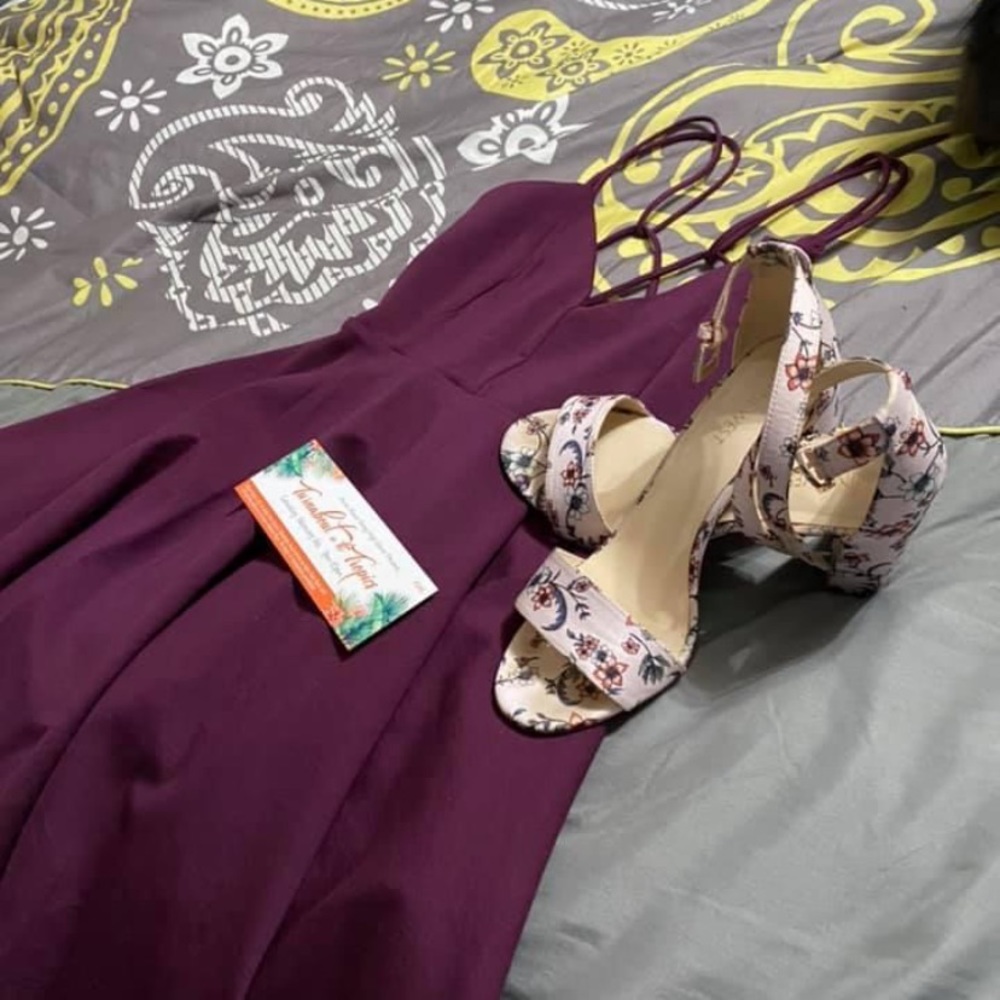 Windsor Purple Skater Dress